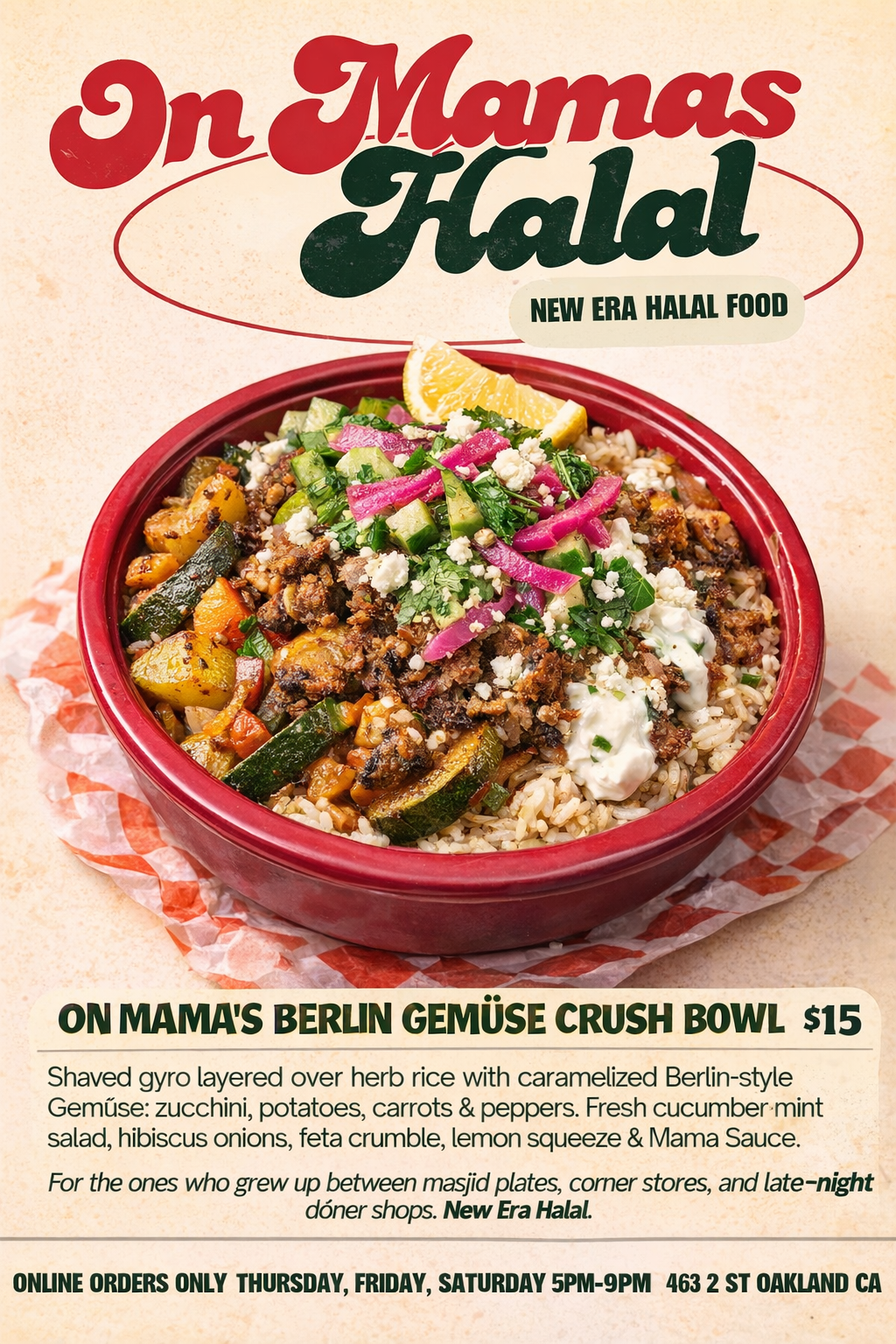 Berlin Gemüse Crush Bowl