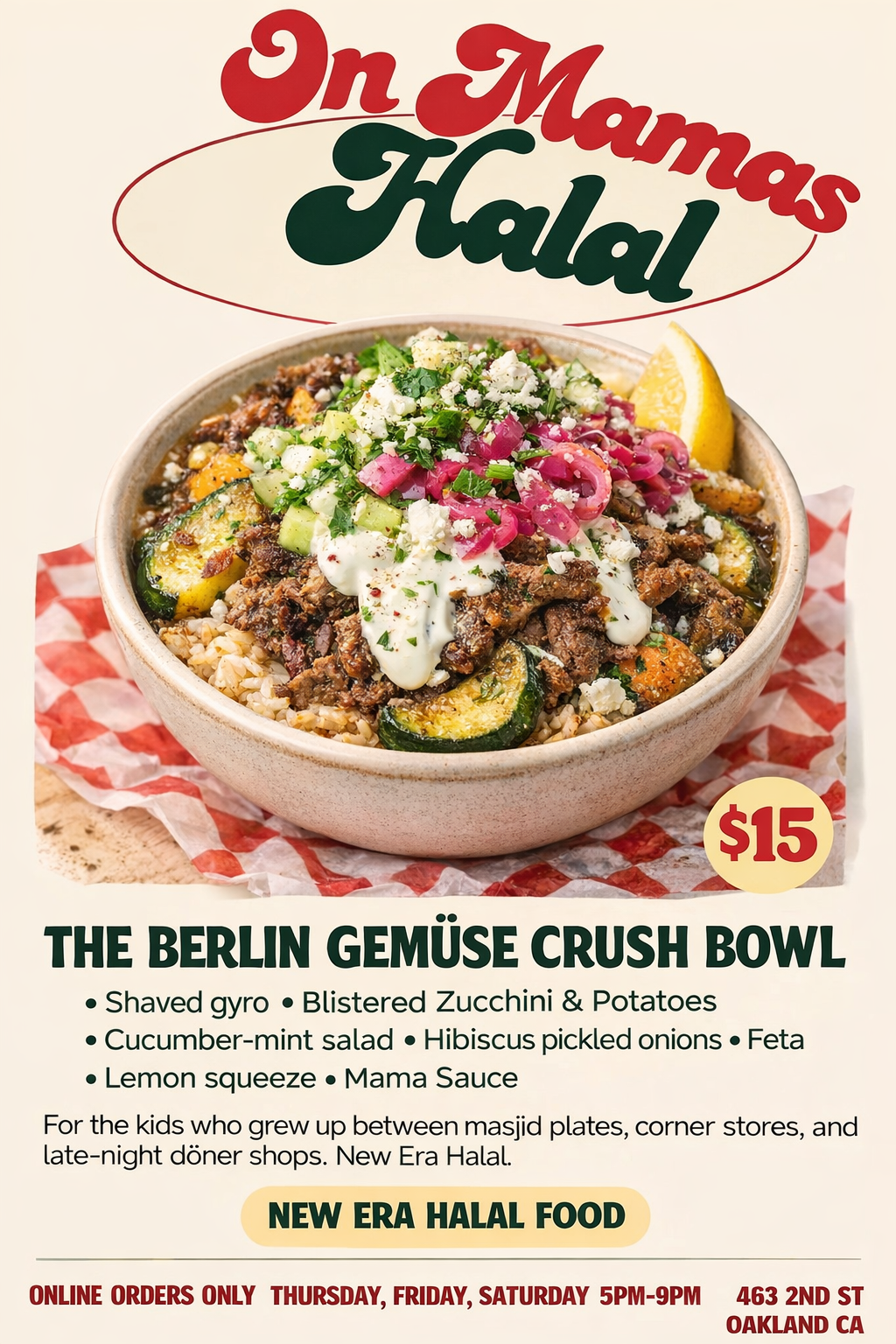 Berlin Gemüse Crush Bowl